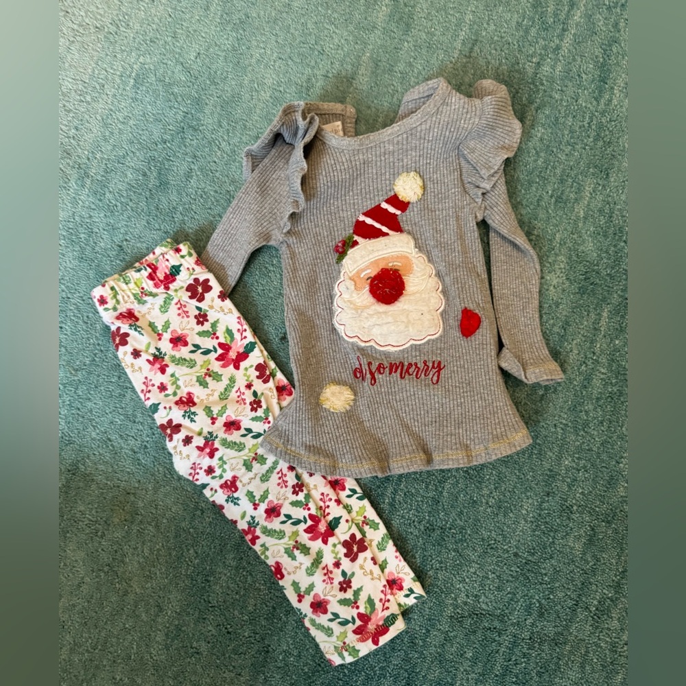 Mud Pie Christmas Outfit 9months